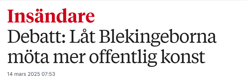 debattartikel sydöstran